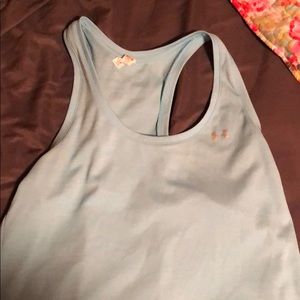 Blue under armour tank